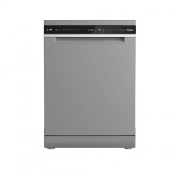 Whirlpool W8F HS61 X Ελεύθερο Πλυντήριο Πιάτων για 15 Σερβίτσια Π60xY85εκ. Inox